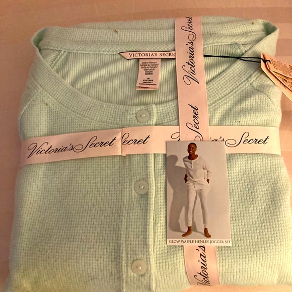 Jumpsuits | Glow Waffle Henley Jogger 